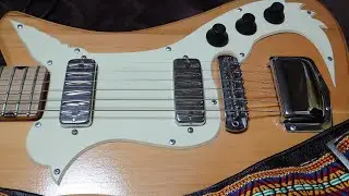 DeMont Guitars Goldfinch guitar