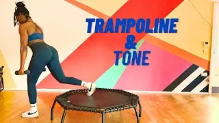 TRAMPOLINE & TONE || Trampoline Workout || Rebounder Workout || AMAPIANO #amapiano #trampoline
