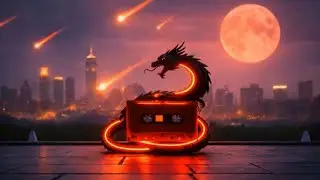 🐉The Dragon, Guardian of the Red Tape ☾ Lo-Fi Loop Beats for Study & Relax 🐉