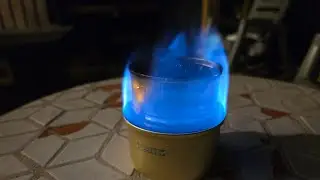 Tom Cat Alcohol Stove test 1st timer