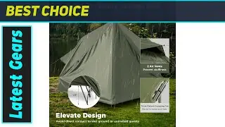 GYMAX 2-Person Camping Cot Tent: Amazing Elevated Comfort for Outdoor Adventures!