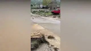P&euml;rroi del nga shtrati! Pasojat nga reshjet e dendura n&euml; Finiq