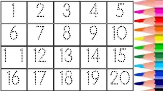 1 to 10 numbers name UKG LKG || 1 to 10 spelling | Numbers name 1 to 10 || Learn numbers | VIDEO 102