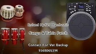 Roland hpd20 Handsonic Congo Bango & Tabla Patch | Hpd20 | Handsonic | Backup #hpd20 #handsonic