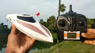 H102 HIGH SPEED RC BOAT UNBOXING & REVIEW IN ENGLISH 🔥