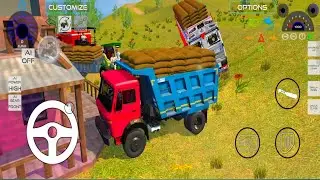 Drive dumper truck 🚜 tractor Uploading4 Wheat floursinTractorTrolley#truck#tractor #farming#gaming
