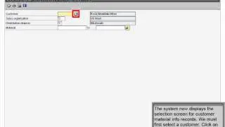 Demo 5.3 Review Customer Material Info Record
