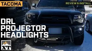 2005-2011 Tacoma Signature Series Version 2 Light Bar DRL Projector Headlights review & Install