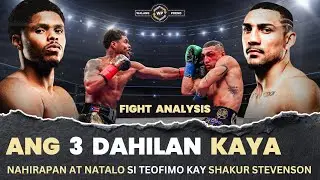 Fight Analysis: Ang 3 DAHILAN bakit NAHIRAPAN at NATALO si Teofimo Lopez laban kay Shakur Stevenson