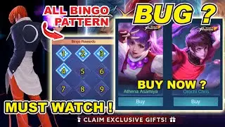 KOF EVENT 2021 MLBB | All BINGO PATTERN Draw number | BUY KOF Guinevere and Dyrroth Mobile Legends