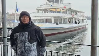 นั่งเรือ ชมวิว ในแม่น้ำในเมือง Zurich🇨🇭🇨🇭