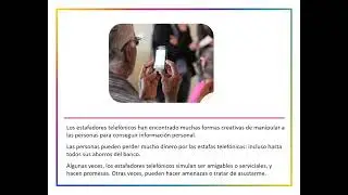 Internet & Technology Safety - Phone Scams and Identity Theft (SPN NPS)