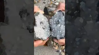 When I found crystal stone in the river 💥 #crystals #ai