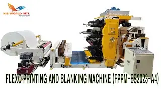 4color flexo printing & punching machine inline for Yemen