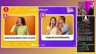 AuronPlay y su novia enfrentan decisiones difíciles en “¿Qué prefieres?”😱