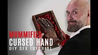 DIY Mummified Hand Tutorial: Create a spooky Halloween prop from scratch!