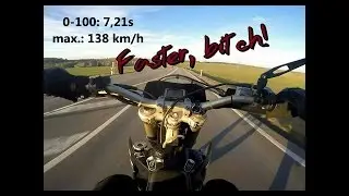 KTM 125 EXC 0-100 I TOP SPEED