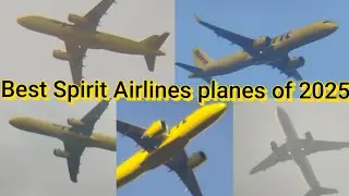 💛🖤💛Best Spirit Airlines Planes of 2025💛🖤💛