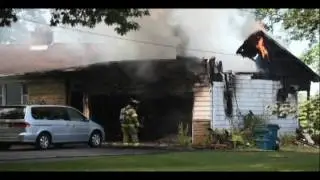 Fire on Allison Drive in Leoni Township