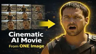 How to Create a Cinematic AI Movie From ONE Image (NanoBanana + Kling)