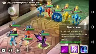 Summoners War v3.4.5: Nyx (Dark Fairy King) new Passive test feat Asima
