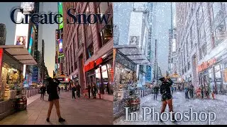 How to create snow in Photoshop