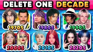 DELETE ONE SONG: 6 Songs Per Decade 🎶 TOP Songs of the Decades ✨ | Music Quiz