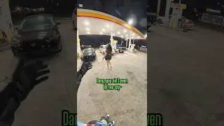 She about to lose her money! #detroit #fypシ゚viral #robinhood #model #gasstation #