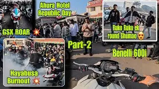 26TH REPUBLIC DAY RIDE | AHURA HOTEL | PART 2  | #beneli600i #gsx1000r #hayabusa #ahura