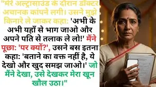 डॉक्टर ने मेरा अल्ट्रासाउंड देखा… फिर फुसफुसाकर कहा: “तुरंत उससे तलाक लो।”
