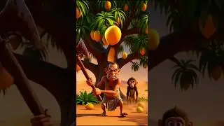 एक आम, एक बंदर और इंसान की क्रूरता 😭🌳 #Shorts