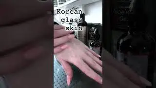 Get Korean glass skin glow for hands, face, neck & d&eacute;collet&eacute;! ✨💧 #skincare #glassskin #shorts