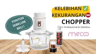 Kelebihan Kekurangan Chopper 5 in 1 Antibacterial & Odorless dari Mecoo #mecookwithmecoo