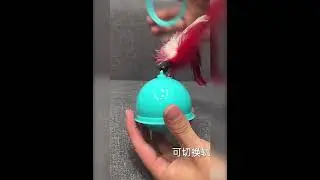 Pet Cat Smart Interactive Teasing Automatic Rotating Ball With Feather  Chase