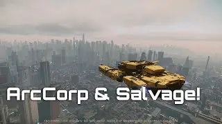 Star Citizen 3.19 PTU | ArcCorp's Volumetric Clouds & Salvage Mission Cargo Mechanics!
