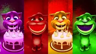 Talking Tom Cat Colors Effects Video | MY Talking Tom Cat New Challange Red Chilli Eating 