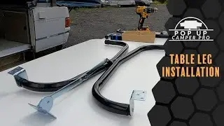 Camper Table Leg Installation / Easy Step By Step