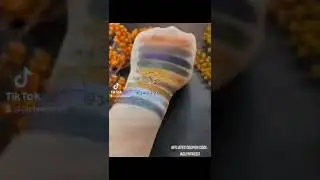 Swatches of the It's Bel Cosmetics Dawn Of Fall Palette