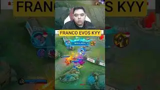 Evos Kyy Ketawa Main Franco Kek Gini #shorts #mobilelegends #evos