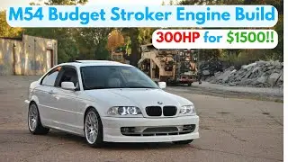Создание бюджетного двигателя BMW M54 с увеличенным ходом поршня