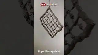 ✨ Nordic Rope Massage Mat &mdash; Handmade Comfort for Your Chair  #diy  #massage  #diycrafts  #handmade