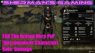 ESO The Breton Hero PvP (Necromancer Character) Role: Damage