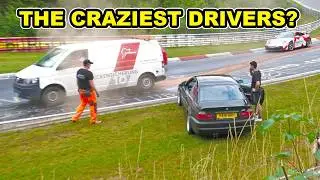 BRITISH Drivers vs the NÜRBURGRING... Who Thought This Was a Good Idea? 😂😂 FAILS & Crazy Drivers