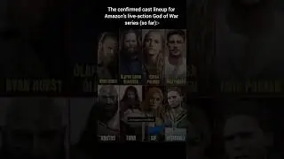 The confirmed cast lineup for Amazon's live-action God of War series🔥#godofwar #kratos #kratosedit