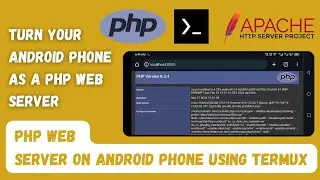 How to install PHP on your Android phone and transform your android phone as a PHP Webserver.