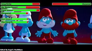 Smurfs (2025) Final Battle with healthbars (3/3)