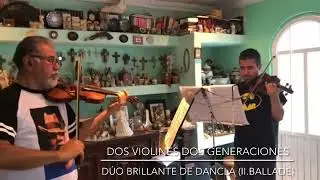 D&uacute;o Brillante de Ch. Dancla Op. 64, N&deg; 1 - Dos Violines Dos Generaciones