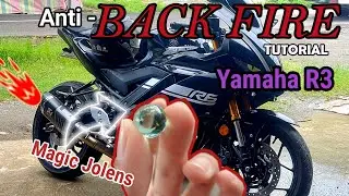 Magic Jolens for Yamaha R3, Goodbye backfire . #yamaha #tutorial #r3 #motovlog #viralvideo #travel
