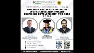 Towards the Achievement of Sustainable and Humane Economic Development: The Role of ESG
