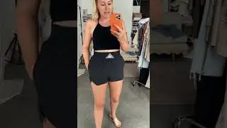Free People Next Round Shorts in Black